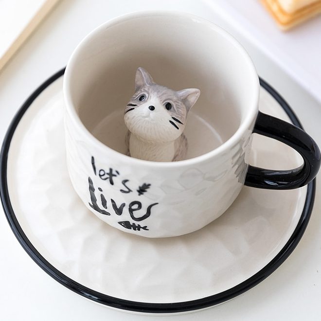 cute cat mug